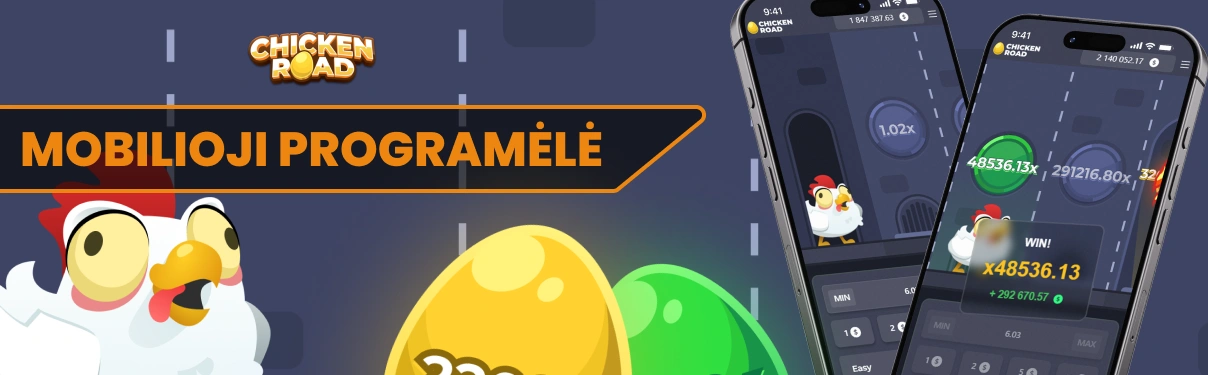 Chicken Road Programėlė mobiliesiems.