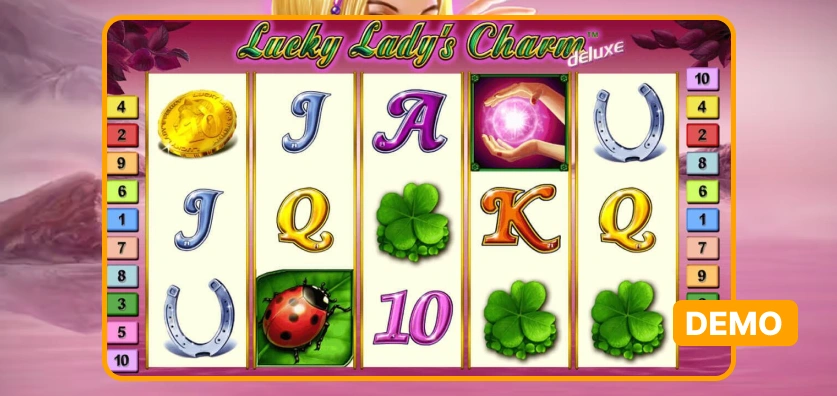„Lucky Lady's Charm“ demonstracinė versija.